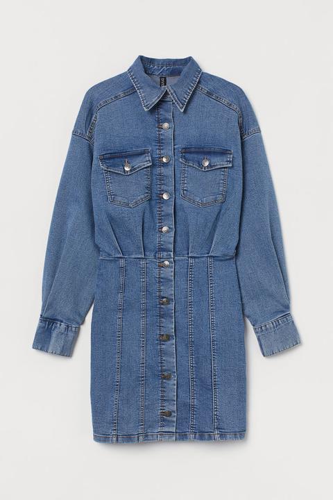 Robe En Denim - Bleu