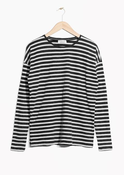 Striped Cotton Sweater