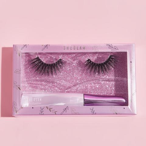 Set Faux Cils Et Liner Colle All Eyes On You - Transparent Color