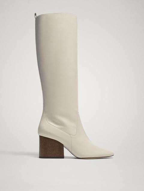 Bota Piel Blanco Limited Edition