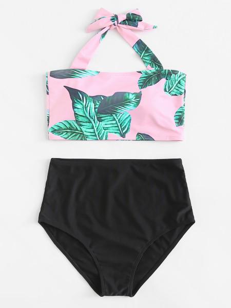 Bikini Halter Print Halter