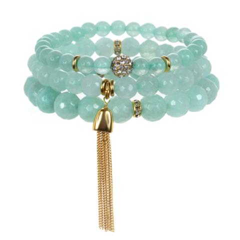 Mint Color Karma Bracelet Set