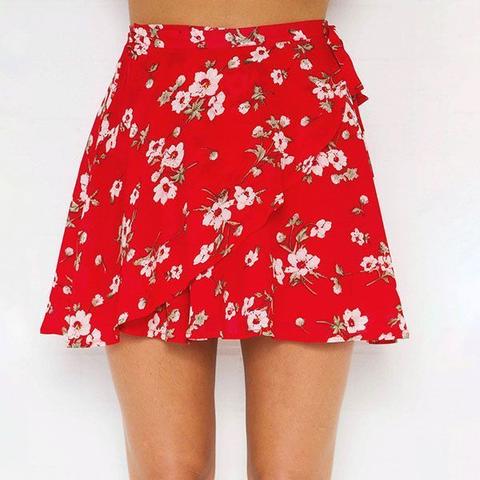 Hailey Floral Wrap Skirt