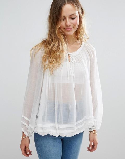 Blusa Transparente Summer Fling De Raga