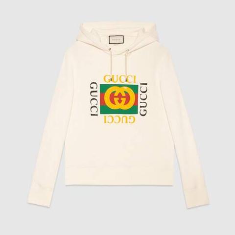 Oversize Sweatshirt With Gucci Logo