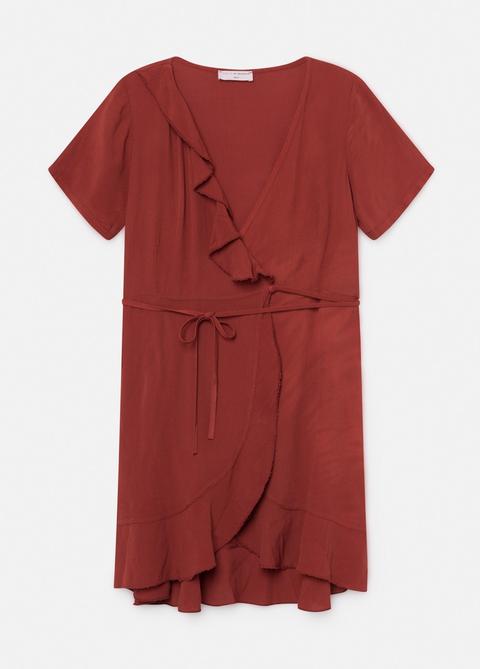 Vestido Cruzado Volante