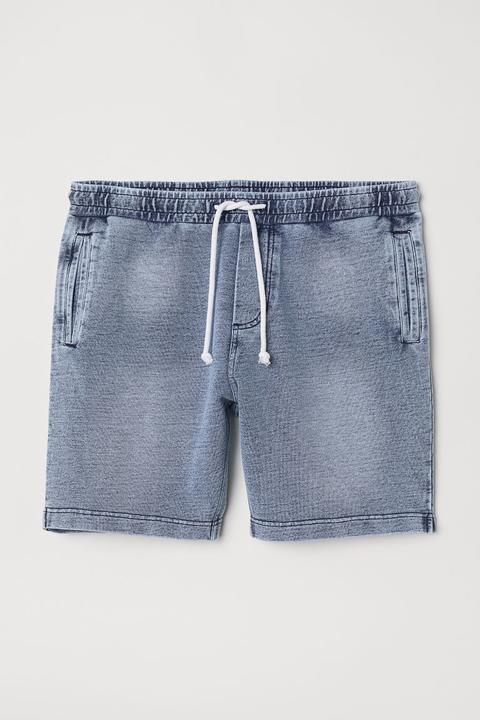 Sweatshirt Shorts - Blue