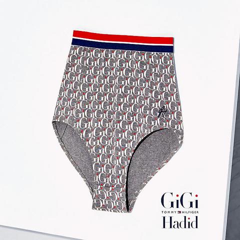 Slip In Cotone Stampato Gigi Hadid