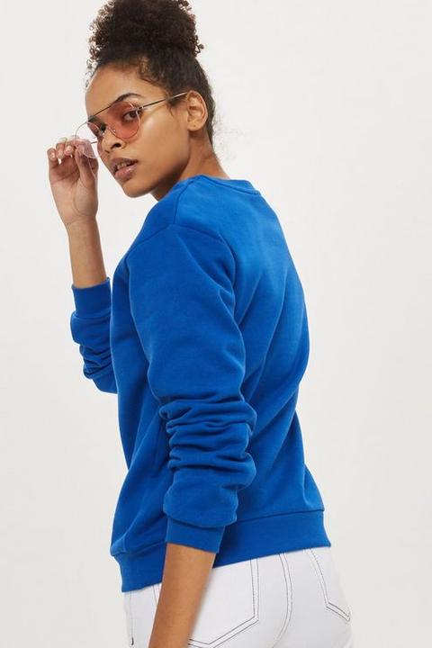 Womens Slouch Sweatshirt - Blue, Blue