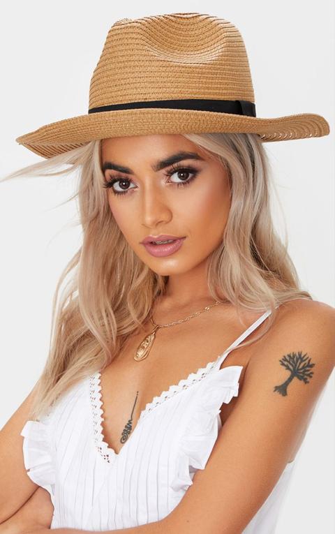 Straw Trilby Hat