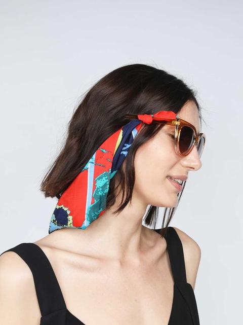 Pañuelo Cuadrado Estampado Tropic