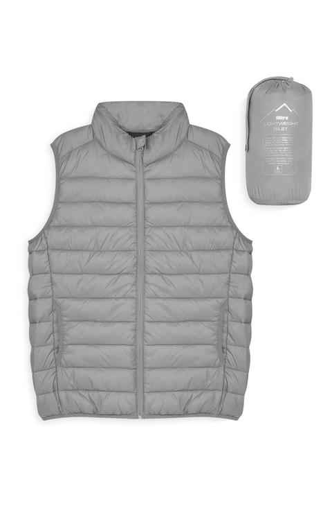 Chaleco Acolchado Ligero Gris