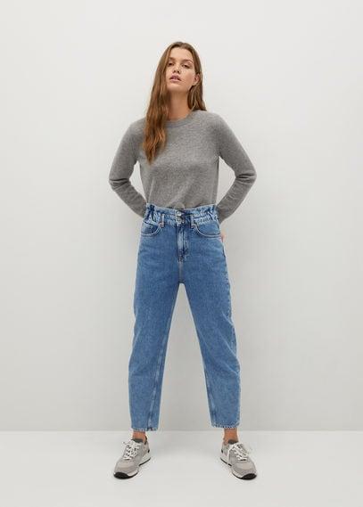 Jean Baggy Taille Élastique