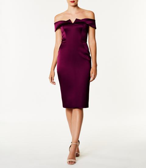 satin bodycon dress karen millen
