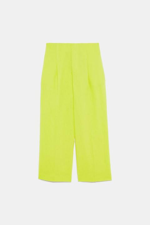 Pantaloni Larghi Piega