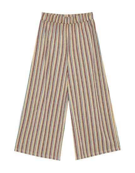 Pantalón Culotte Rayas