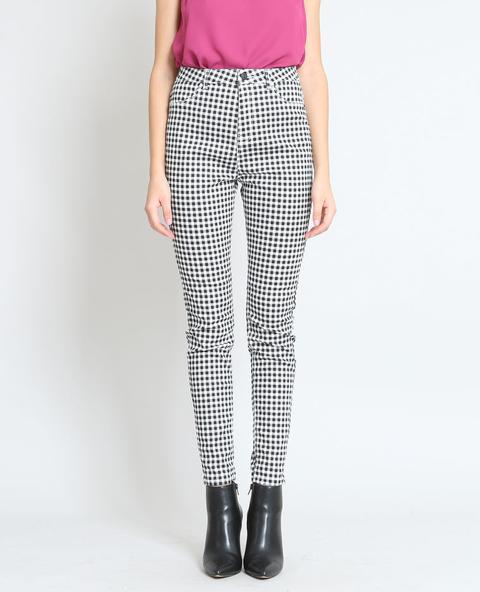 Pantalón Skinny Vichy