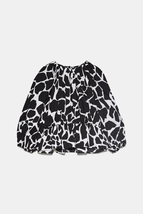 Cuerpo Estampado Peplum
