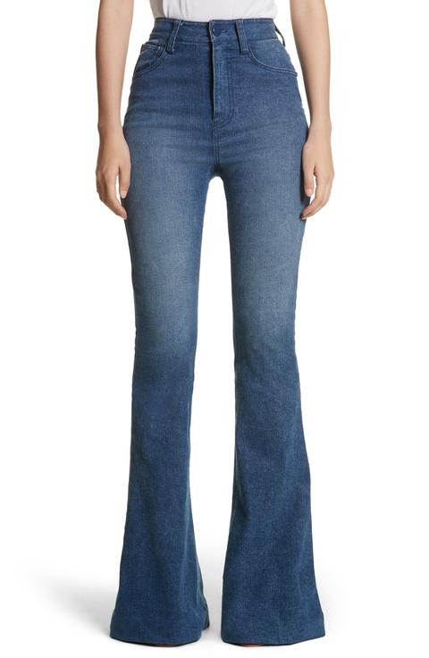 High Waist Bell Bottom Jeans