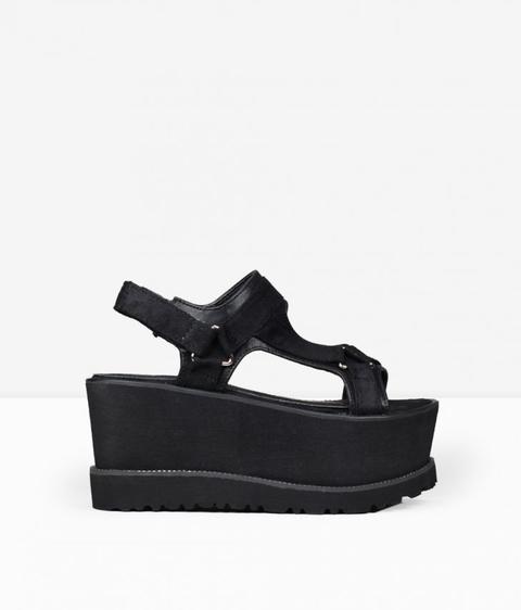 Sandalias Negras Plataforma