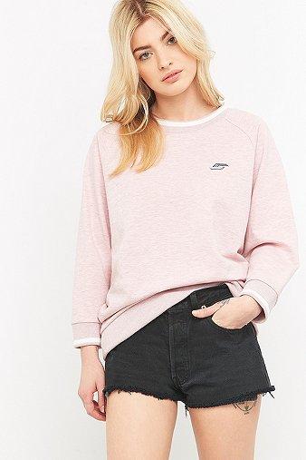 Bdg Tipped Badge Pink Sweatshirt - Womens S