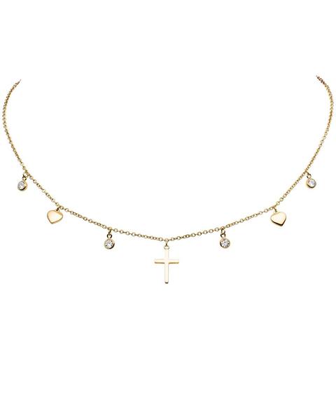 Saint Love Choker Gold