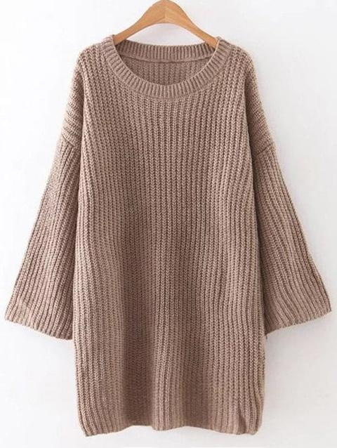 Loose Sweater Mini Dress