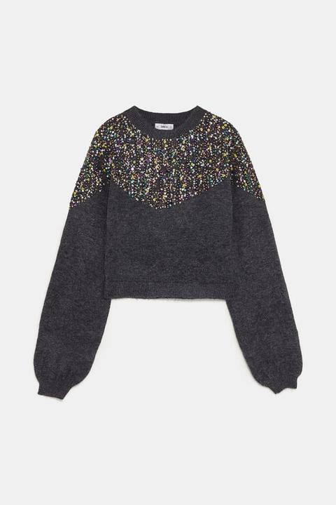 Pullover Paillettes