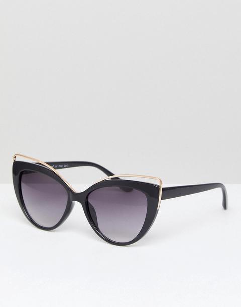 Gafas De Sol Ojo De Gato Con Detalle De Metal De Aj Morgan