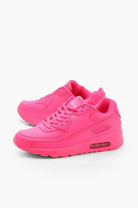pink nike bubble trainers