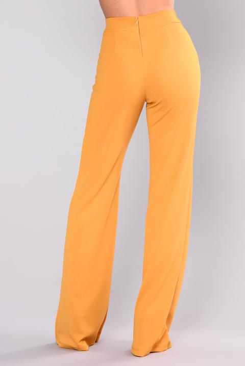 mustard dress pants