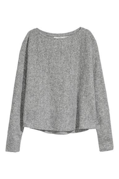 H & M - Pullover In Maglia Fine - Grigio