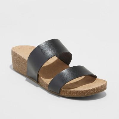Women's Kerryl Wedge Footbed Slide Sandals - Universal Thread