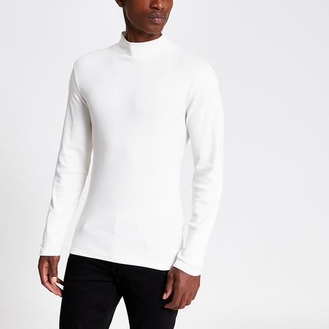 Stone Turtle Neck Long Sleeve T-shirt