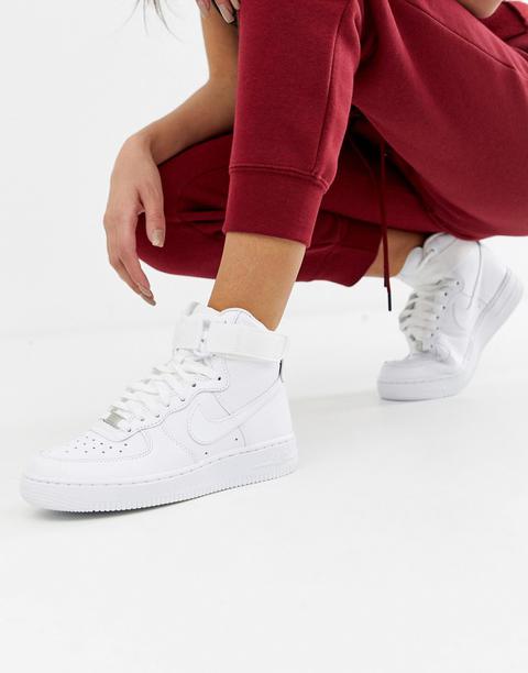 Nike - Air Force 1 - Baskets Montantes - Blanc