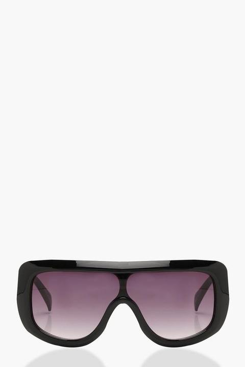 Oversized Flat Top Sunglasses