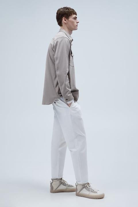 faux suede overshirt