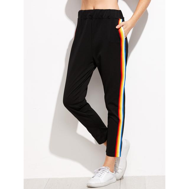 romwe striped pants