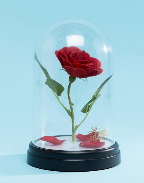 Lámpara Con Diseño De Rosa Encantada De Disney-multicolor