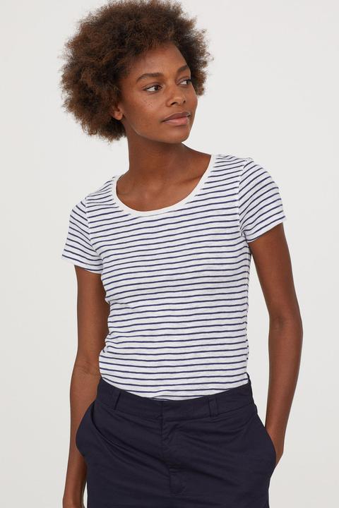 Gestreiftes Jerseyshirt