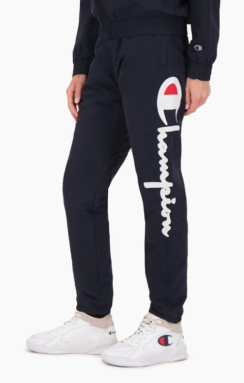 champion script logo pants