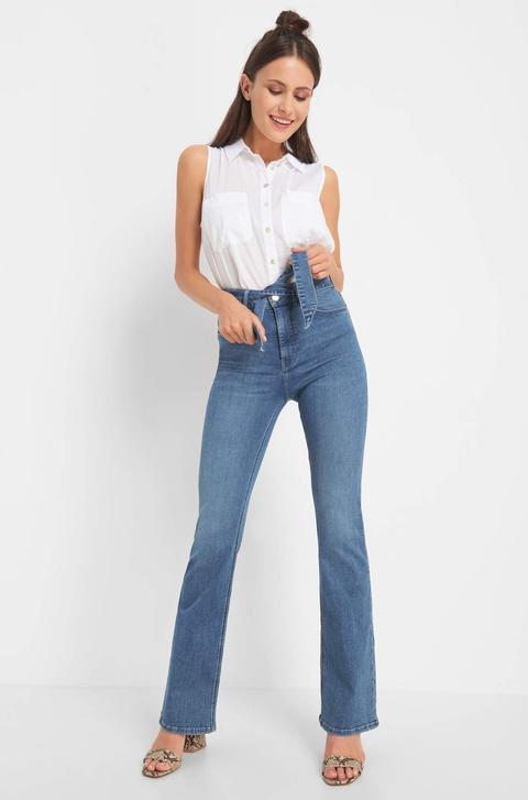 High Waist Jeans Mit Schlag From Orsay On 21 Buttons