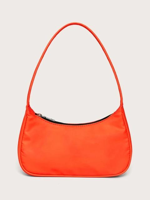 Neon Orange Baguette Bag