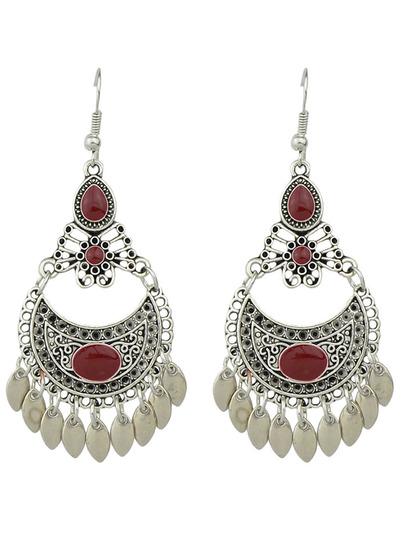 Pendientes Vintage Rojo