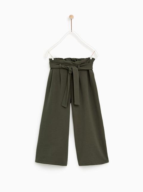 Pantaloni Culotte Fiocco