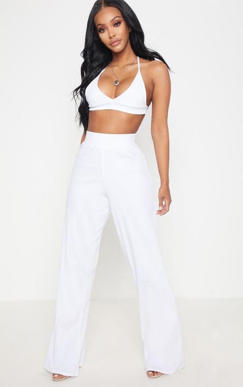 Wide Leg Ribbed Pants Clearance, 57 