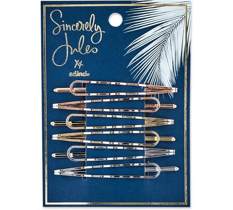 Sincerely Jules By Scünci Wavy Open Bobby Pins (2.75" X 0.4") - 6pk