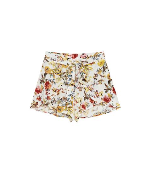 Short Estampado Lazada Frontal