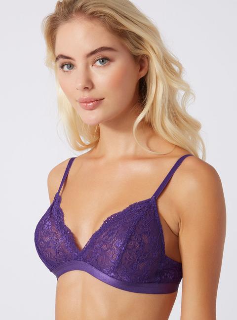 Boux Avenue Lucie Triangle Bra - Violet - 36b