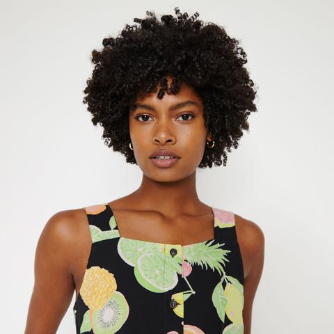 Warehouse fruit 2024 salad midi dress